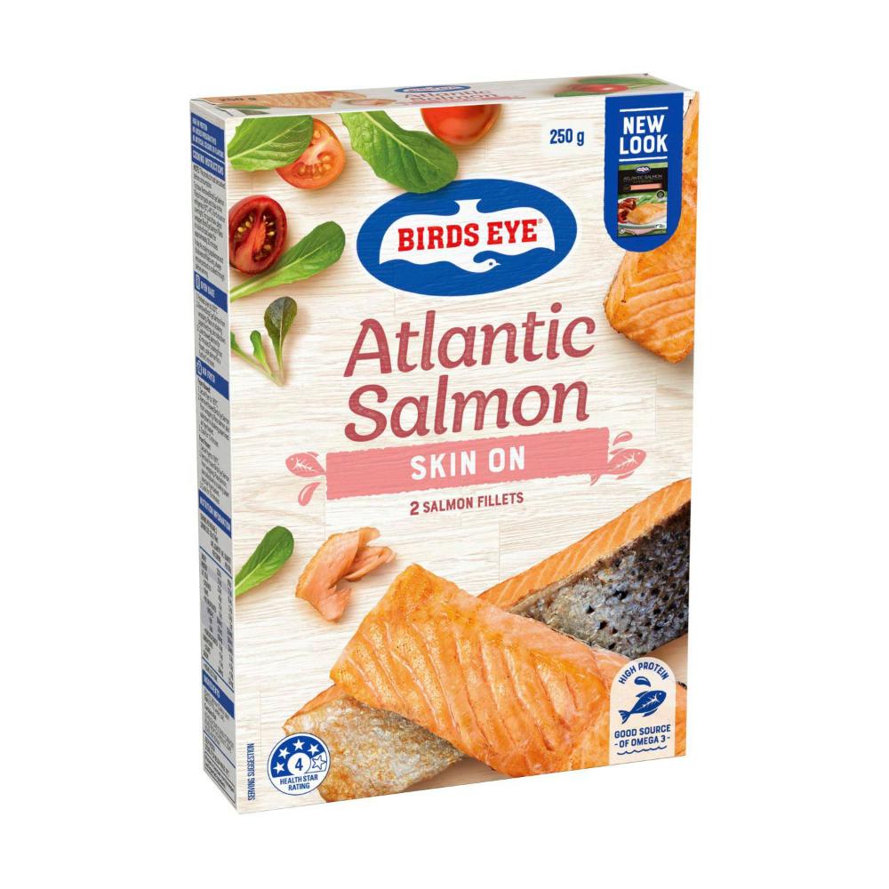 Birds Eye Atlantic Salmon Fillet Natural | 250g