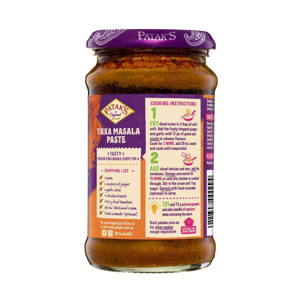Buy Patak's Tikka Masala Curry Paste Medium 283g | Coles