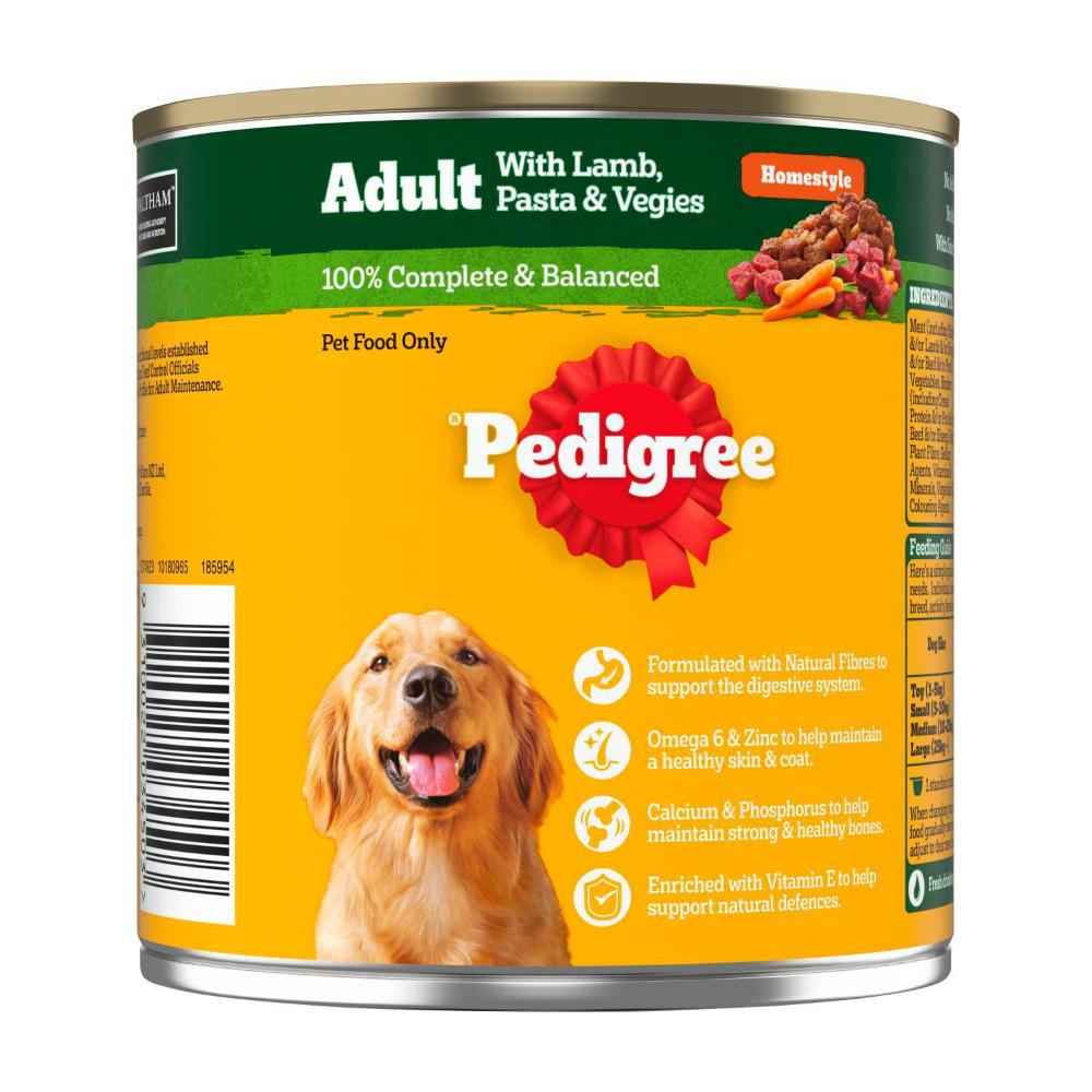 Buy Pedigree Adult Wet Dog Food With Lamb Pasta Vegies Homestyle