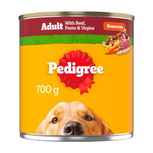Pedigree Homestyle Beef Pasta Vegies Adult Wet Dog Food Can Coles Online