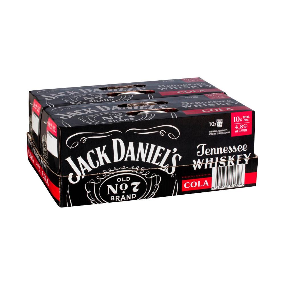 Buy Jack Daniels & Cola Can 375mL 20 Pack Coles