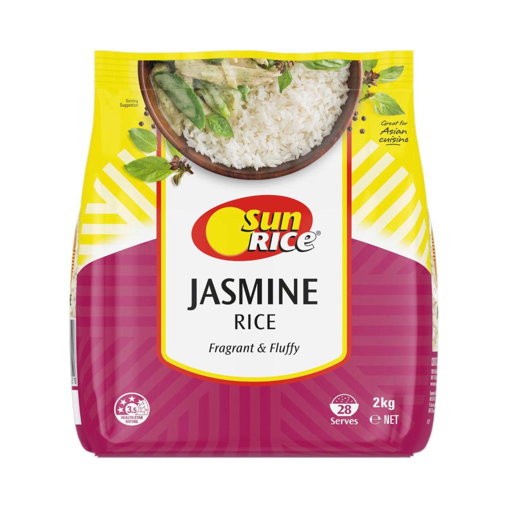 Buy Sunrice Jasmine Rice 2kg Coles