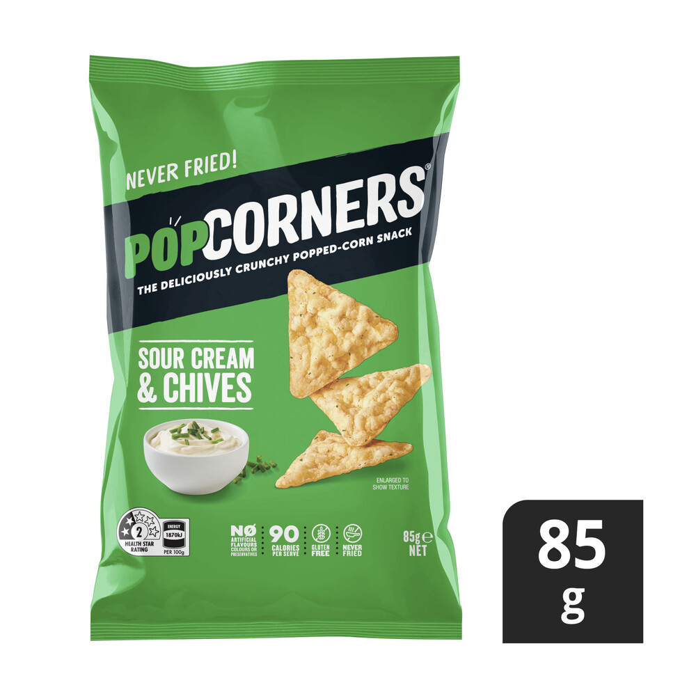 Buy Popcorners Snack Sour Cream Chives 85g Coles