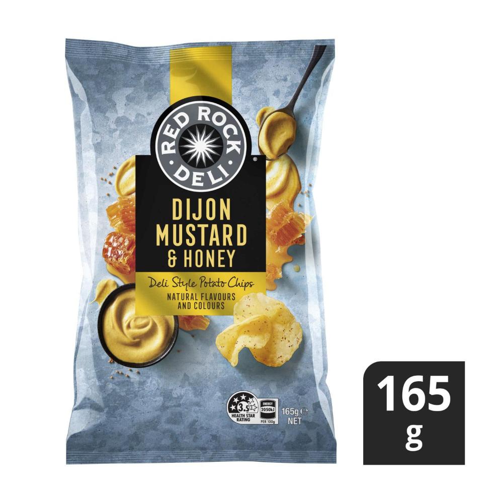 Buy Red Rock Deli Potato Chips Honey Mustard 165g Coles