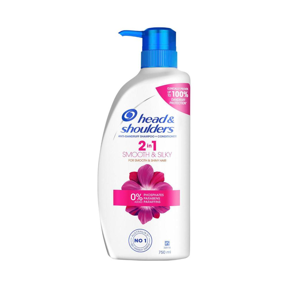 Buy Head & Shoulders Smooth & Silky 2 In 1 AntiDandruff Shampoo