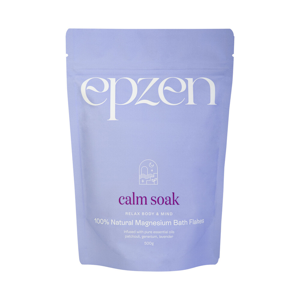 Buy Epzen Calm Soak Magnesium Bath Flakes 500g Coles