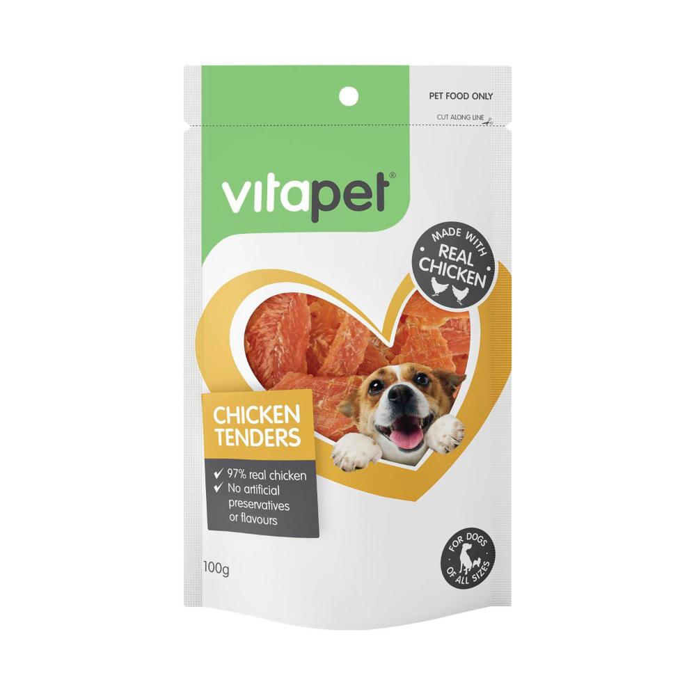 Buy Vitapet Jerhigh Chicken Tenders Dog Treats 100g Coles