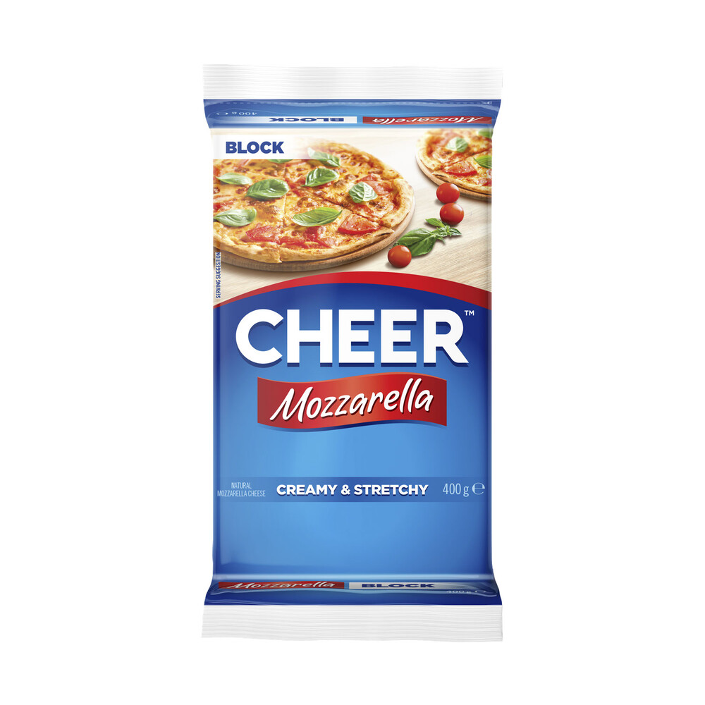 Buy Cheer Mozzarella Cheese Block 400g Coles