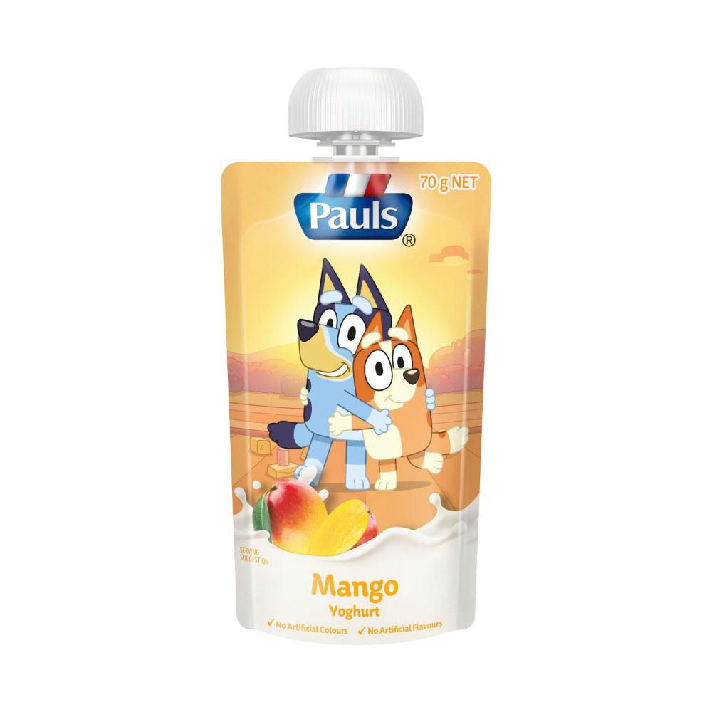 Buy Pauls Kids Yoghurt Pouch Mango 70g Coles