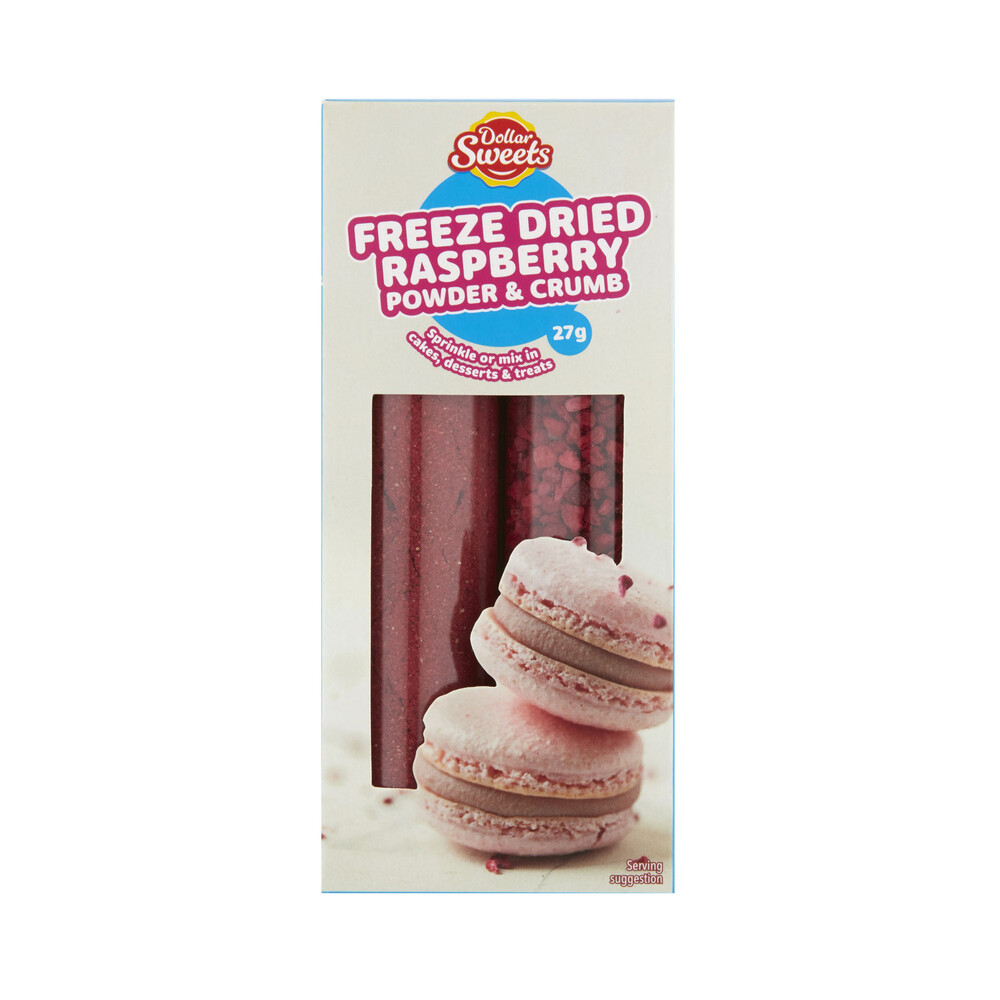 Red Raspberry Dollar Buy Dollar Sweets Freeze Dried Raspberry 27g | Coles