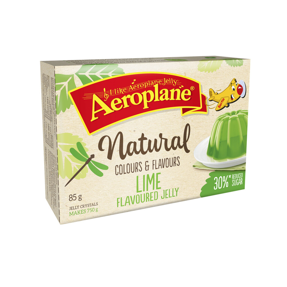 Buy Aeroplane Lime Jelly Crystals 30 Reduced Sugar 85g Coles