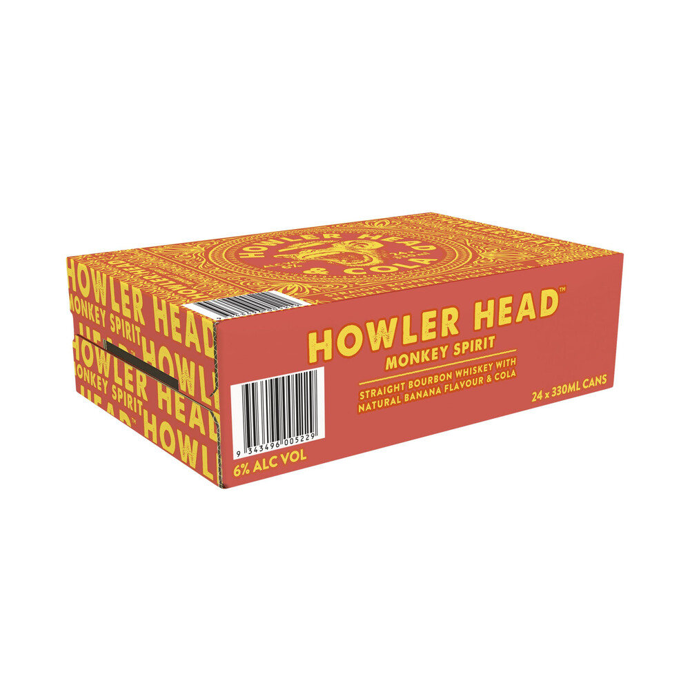 Buy Howler Head Bourbon and Cola Can 330mL 24 Pack Coles