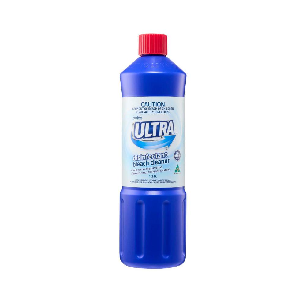 Buy Coles Ultra Disinfectant Bleach Cleaner 1.25L Coles