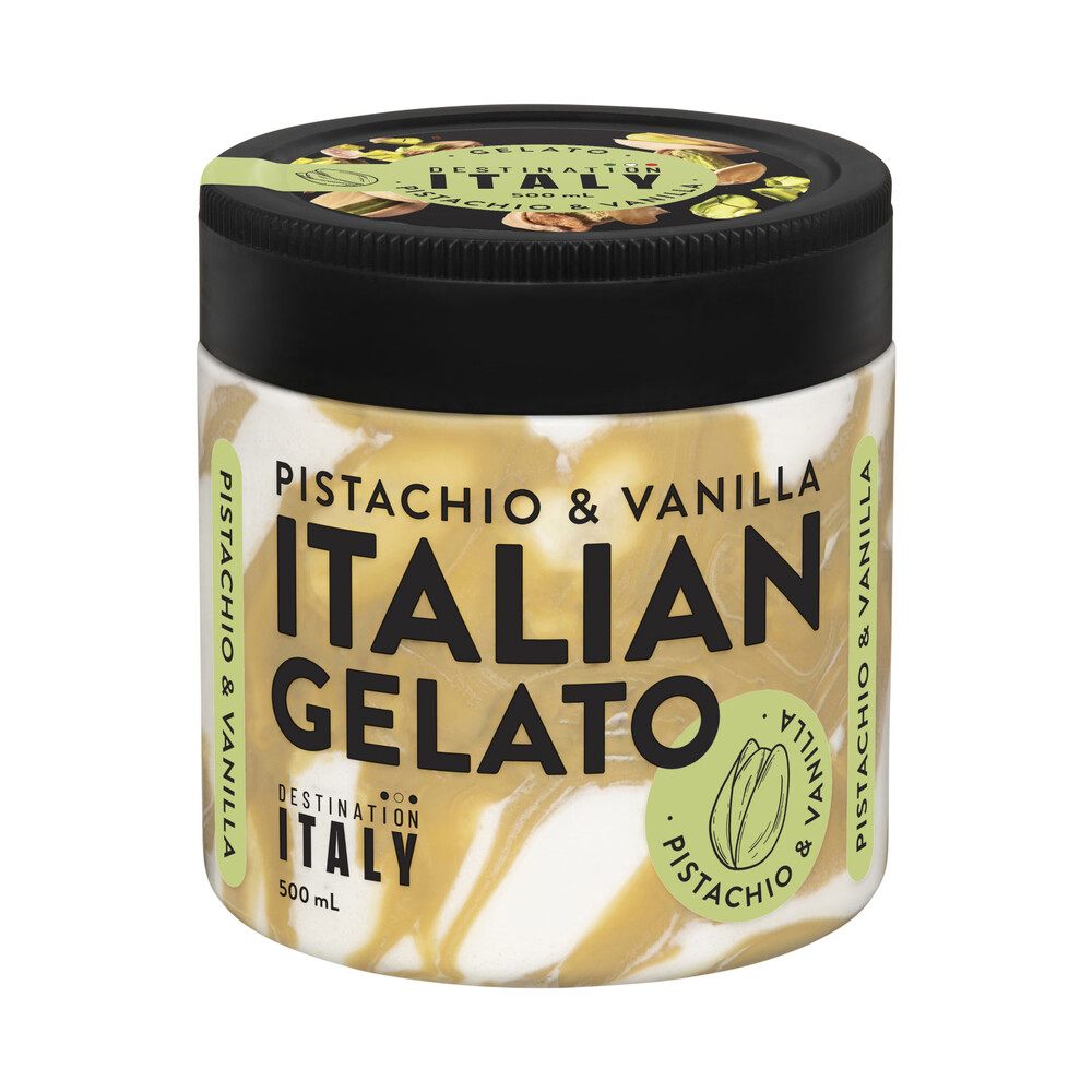 Buy Destination Italy Pistachio & Van Gelato 500mL Coles