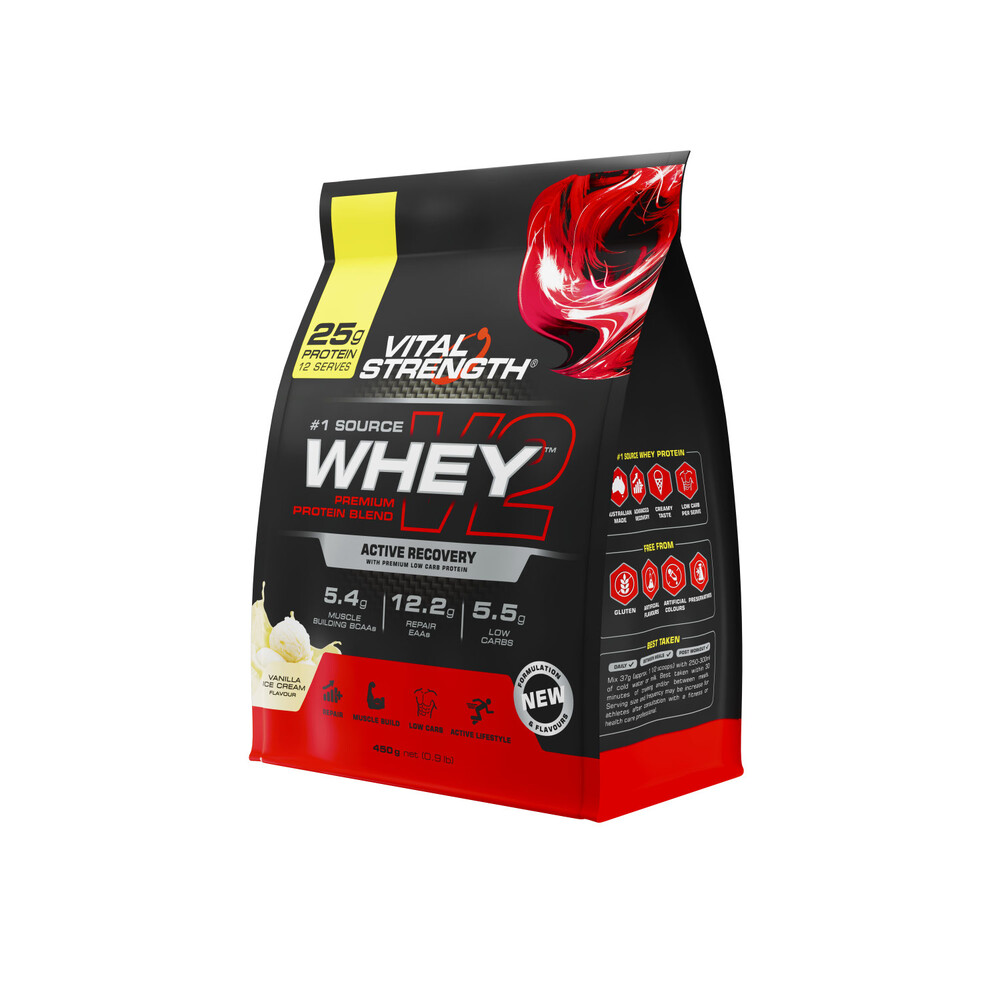 Buy Vital Strength Whey Premium Protein Powder Blend Vanilla Ice Cream