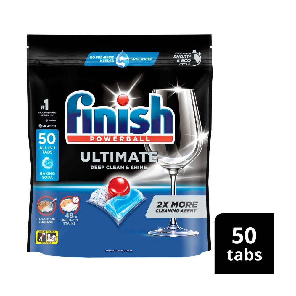 Buy Finish Ultimate Dishwashing Tablets Baking Soda 50 pack Coles