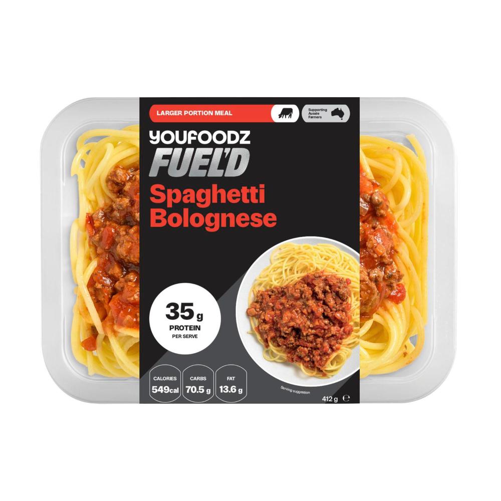 Youfoodz Fueld Spagetti Bolognese