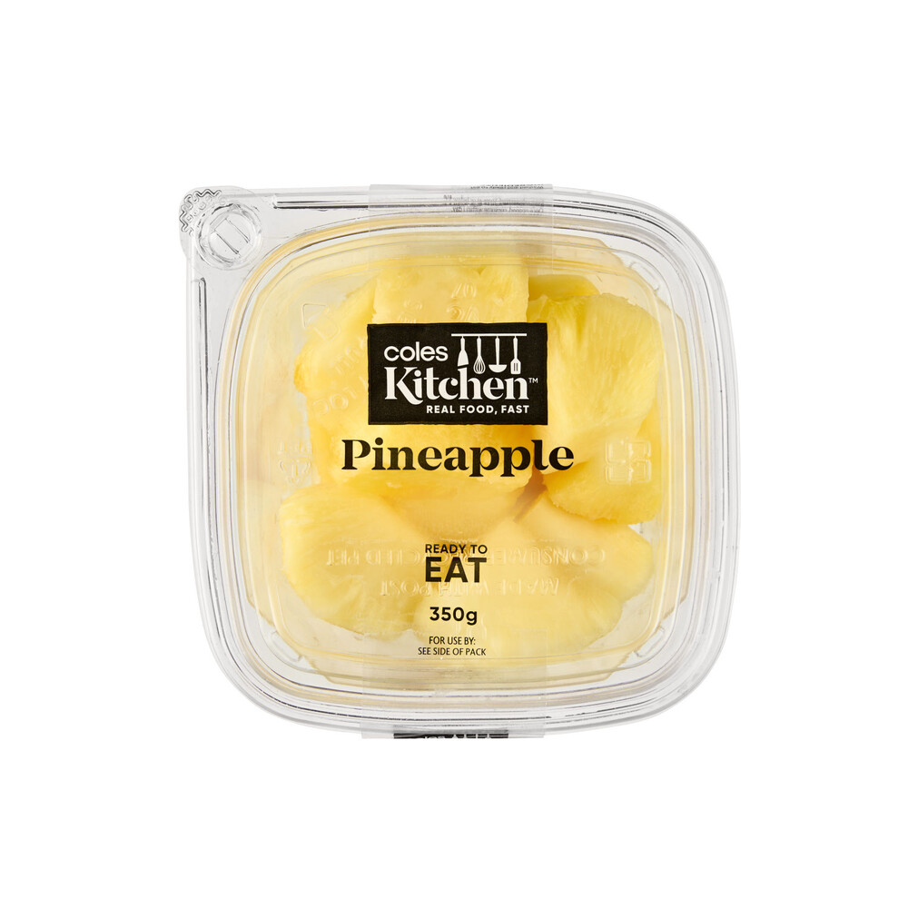 Coles Kitchen Cut Fruit Pineapple | 350g