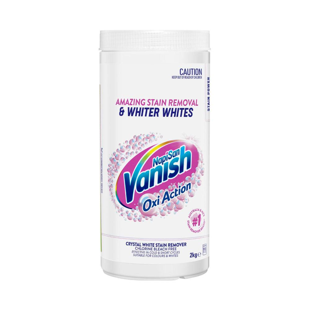 Vanish Napisan Oxi Crystal White Fabric Stain Remover Powder | 2kg