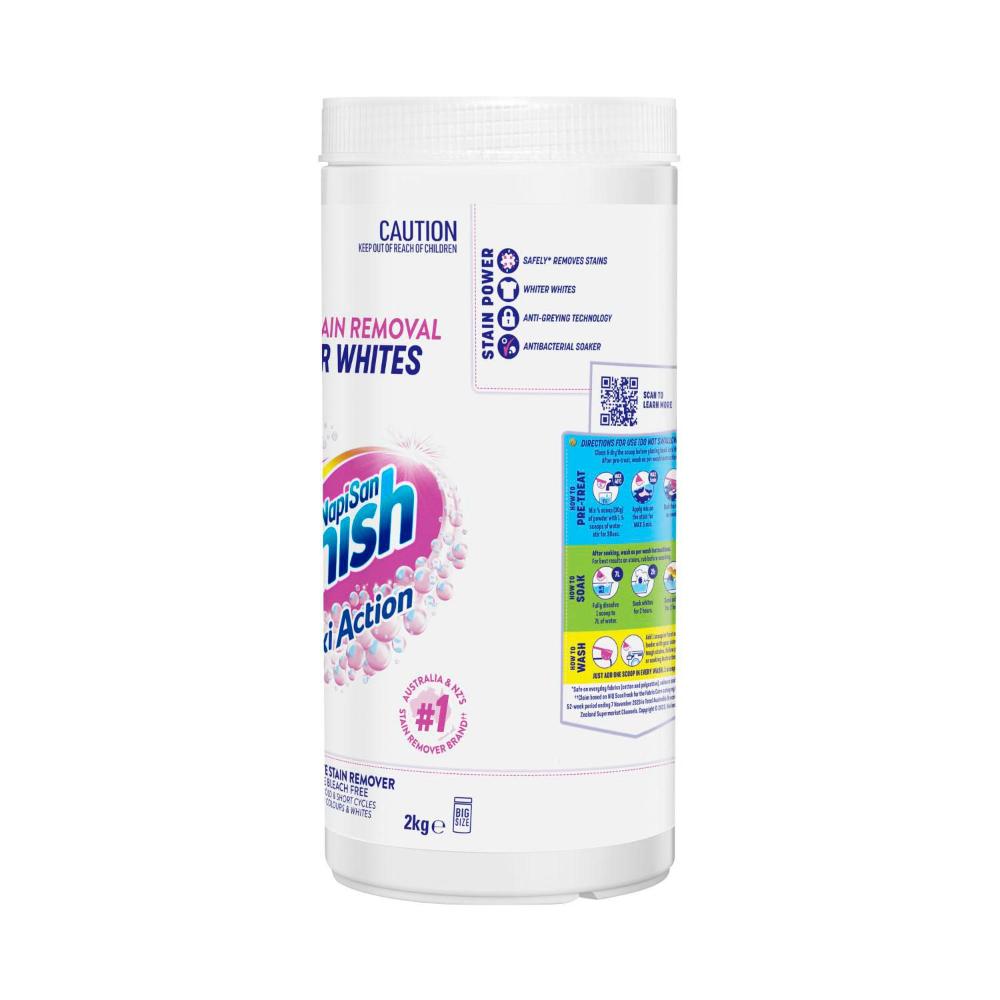 Vanish Napisan Oxi Crystal White Fabric Stain Remover Powder | 2kg