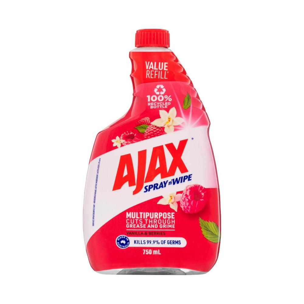 Buy Ajax Spray & Wipe Vanilla & Berries Multipurpose Cleaner Refill