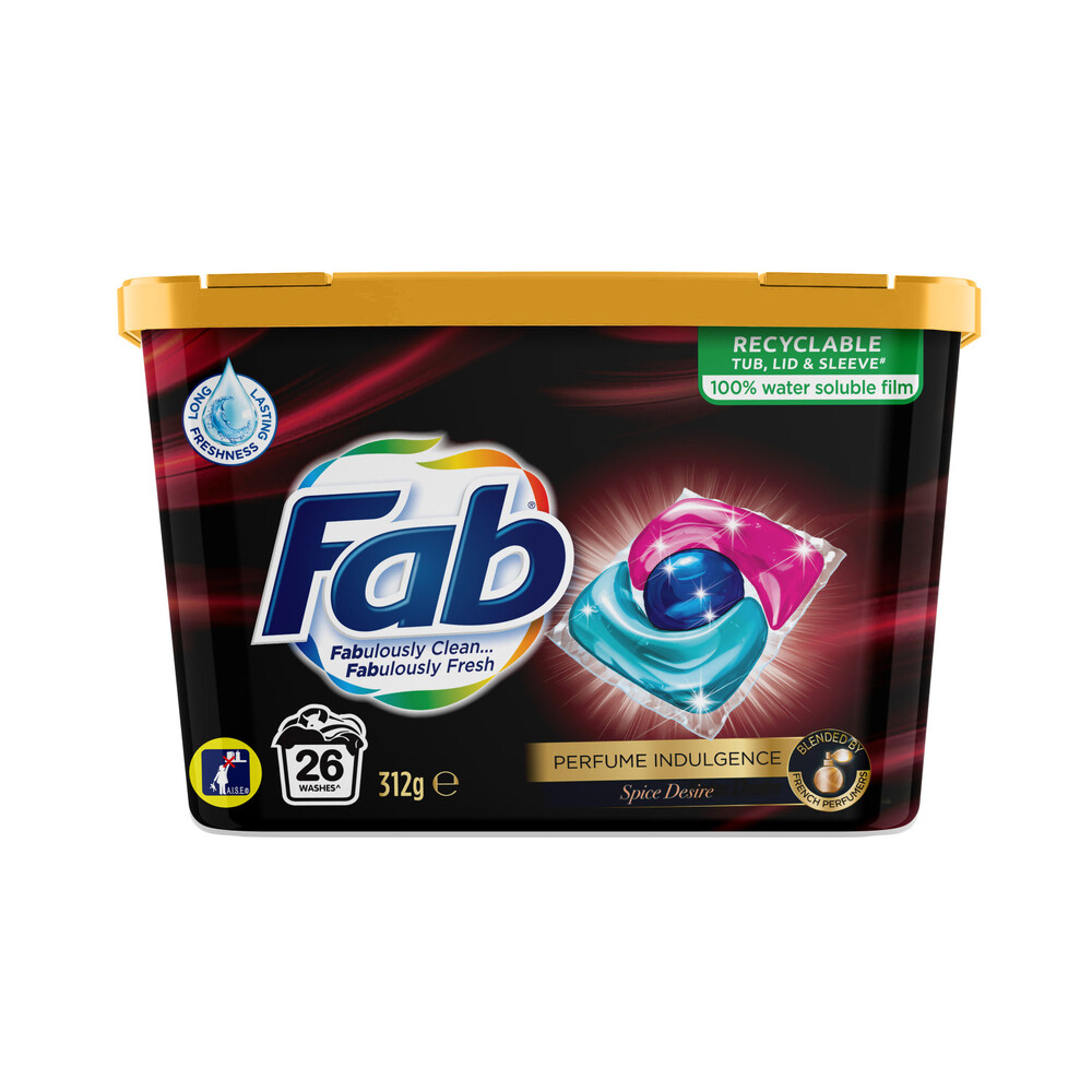 Buy Fab Laundry Capsules Perfume Indulgence Spice Desire 26 pack Coles