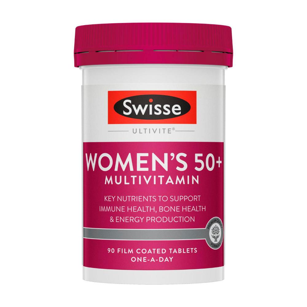 Swisse Ultivite Women's 50+ Multivitamin With Key Nutrients | 90 pack
