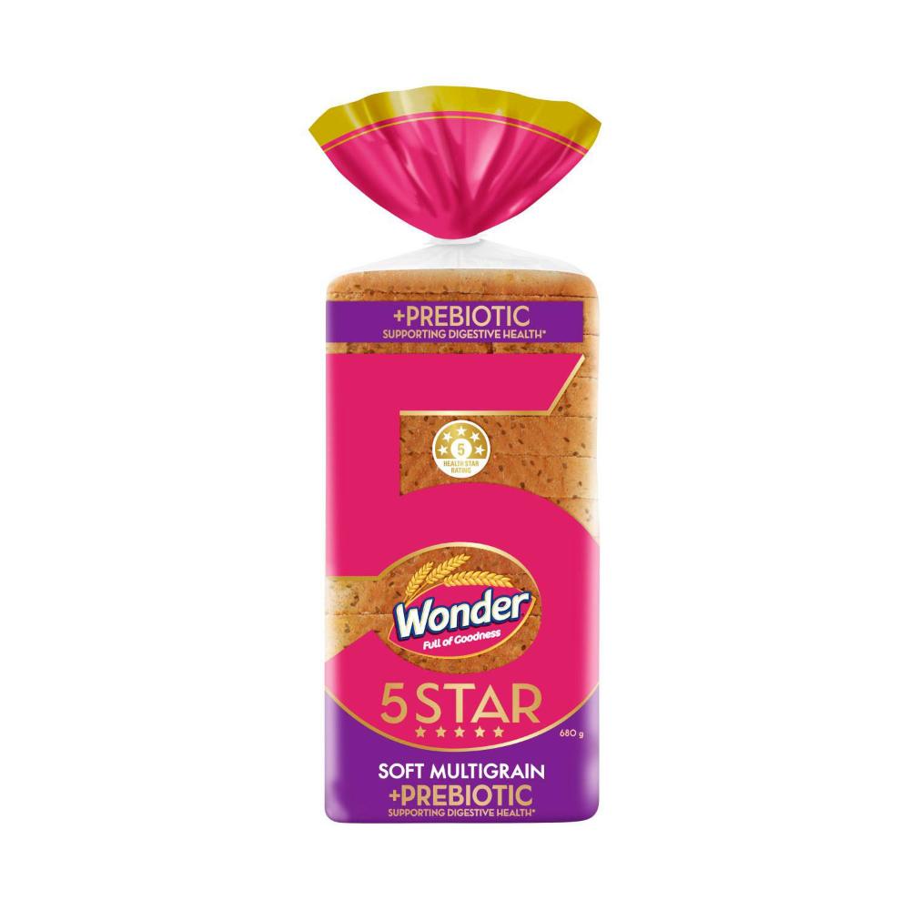 Buy Wonder 5 Star MultiGrain 680g Coles