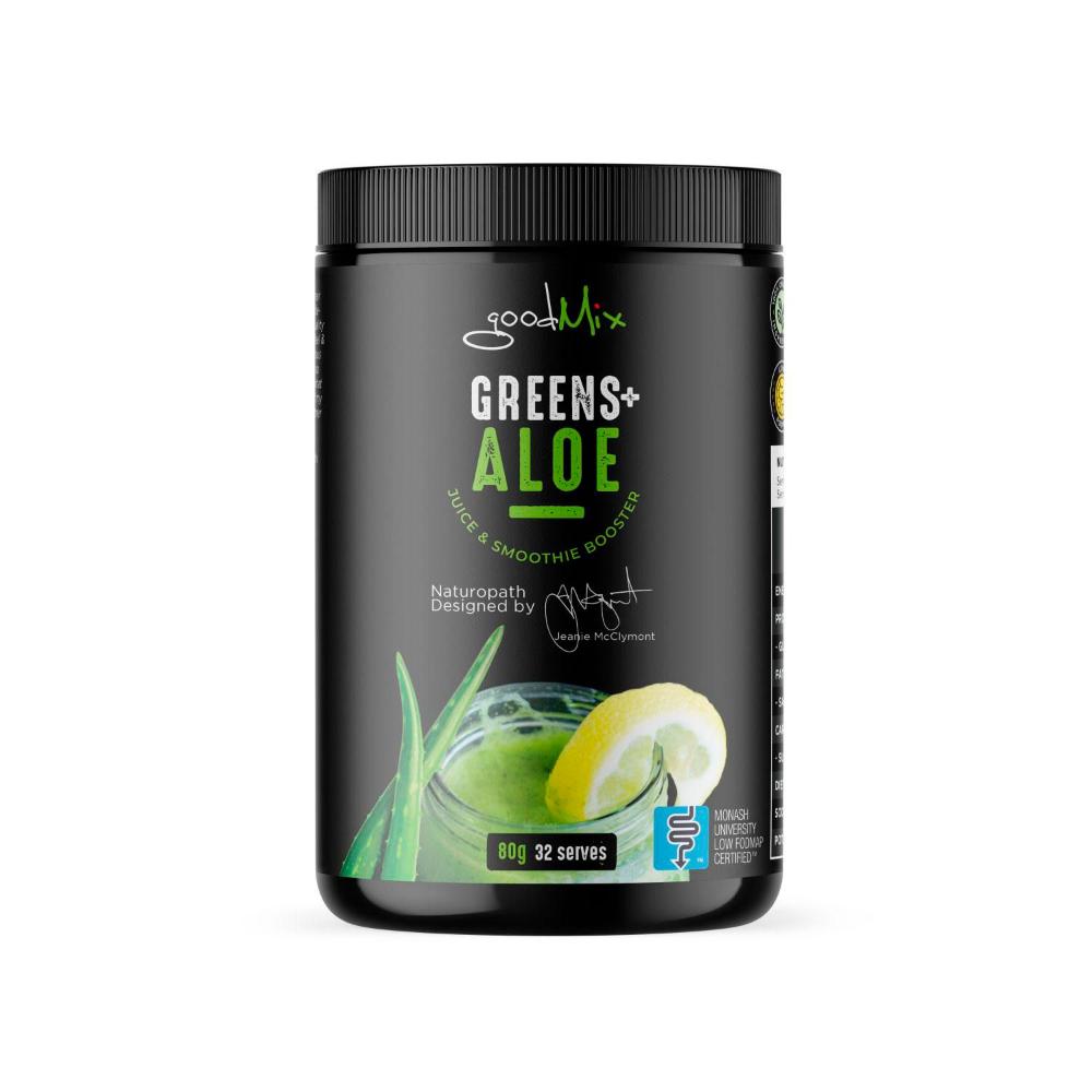 Buy Goodmix Super Greens+aloe Super Greens Plus Aloe Australian Organic  Greens Powder 80g | Coles