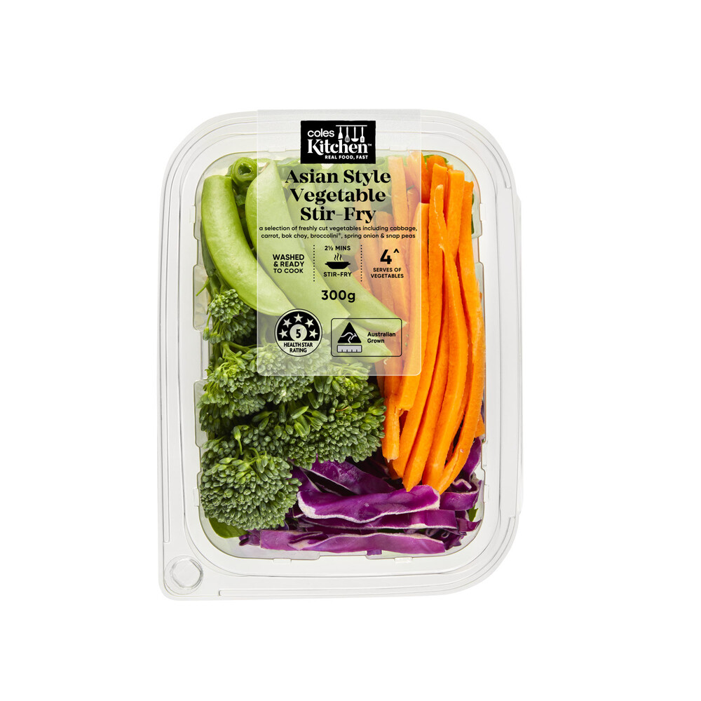 Buy Coles Asian Style Vegetable Stir Fry 300g Coles