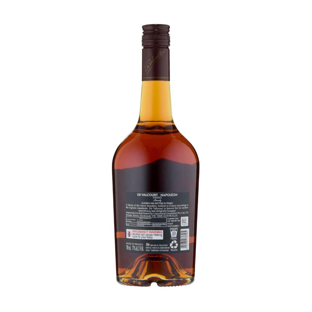Buy De Valcourt Napoleon Brandy 700ml 1 Each | Coles