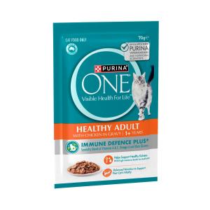 Buy Purina One Healthy Adult With Chicken In Gravy Cat Food Pouch