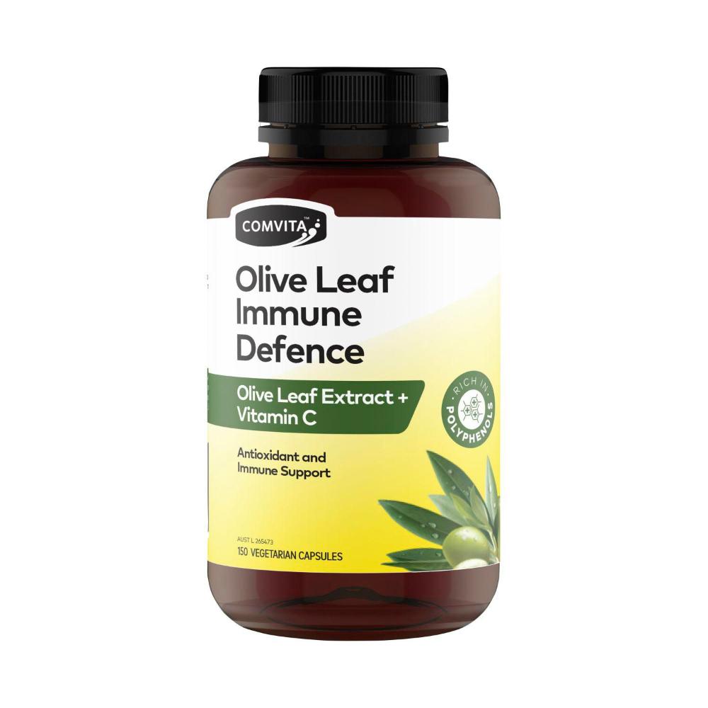 Comvita Olive Leaf Immune Defence  + Vit C Veg Capsules | 150 pack