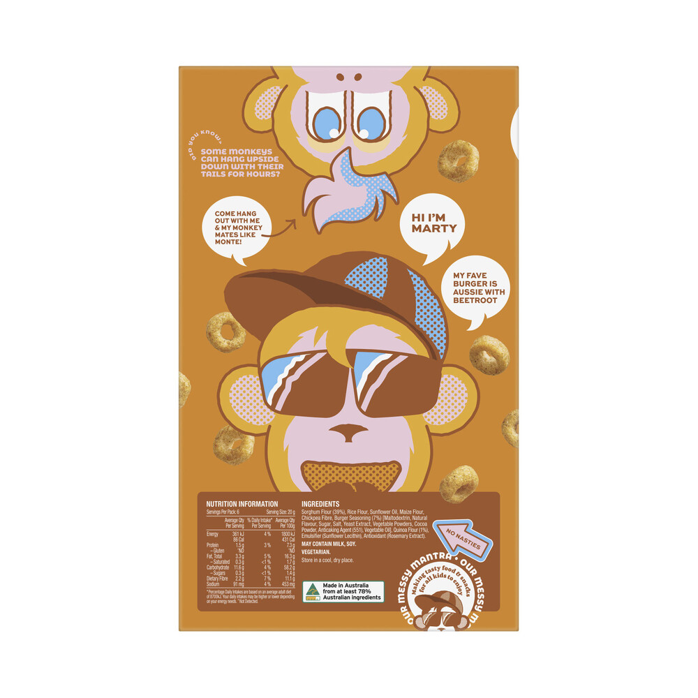 Messy Monkey Bites Burger | 120g