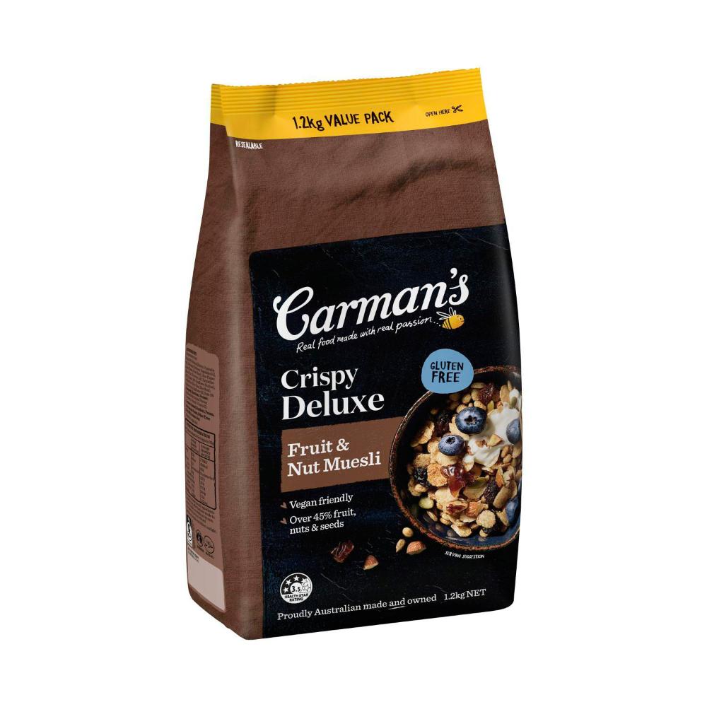 Carman's Gluten Free Muesli Cripsy Deluxe | 1.2kg