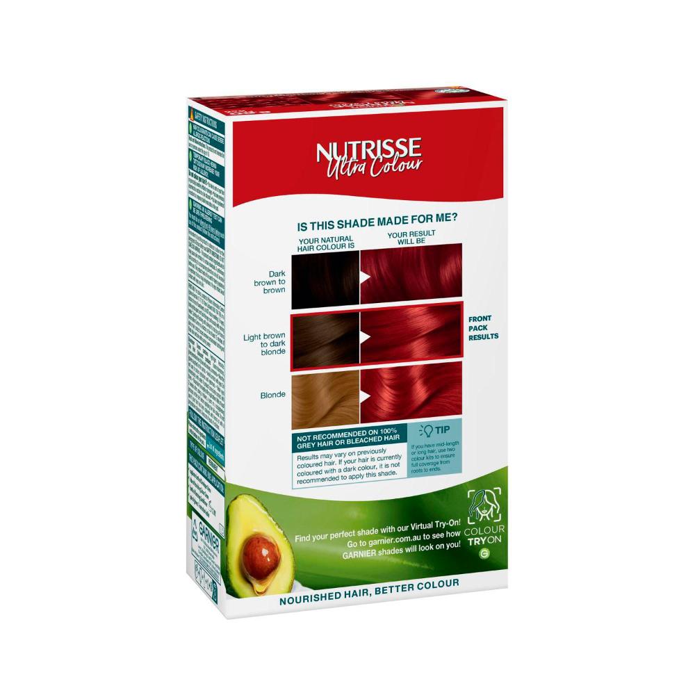 Garnier Nutrisse Hair Colour 6.6 Fiery Red | 1 pack