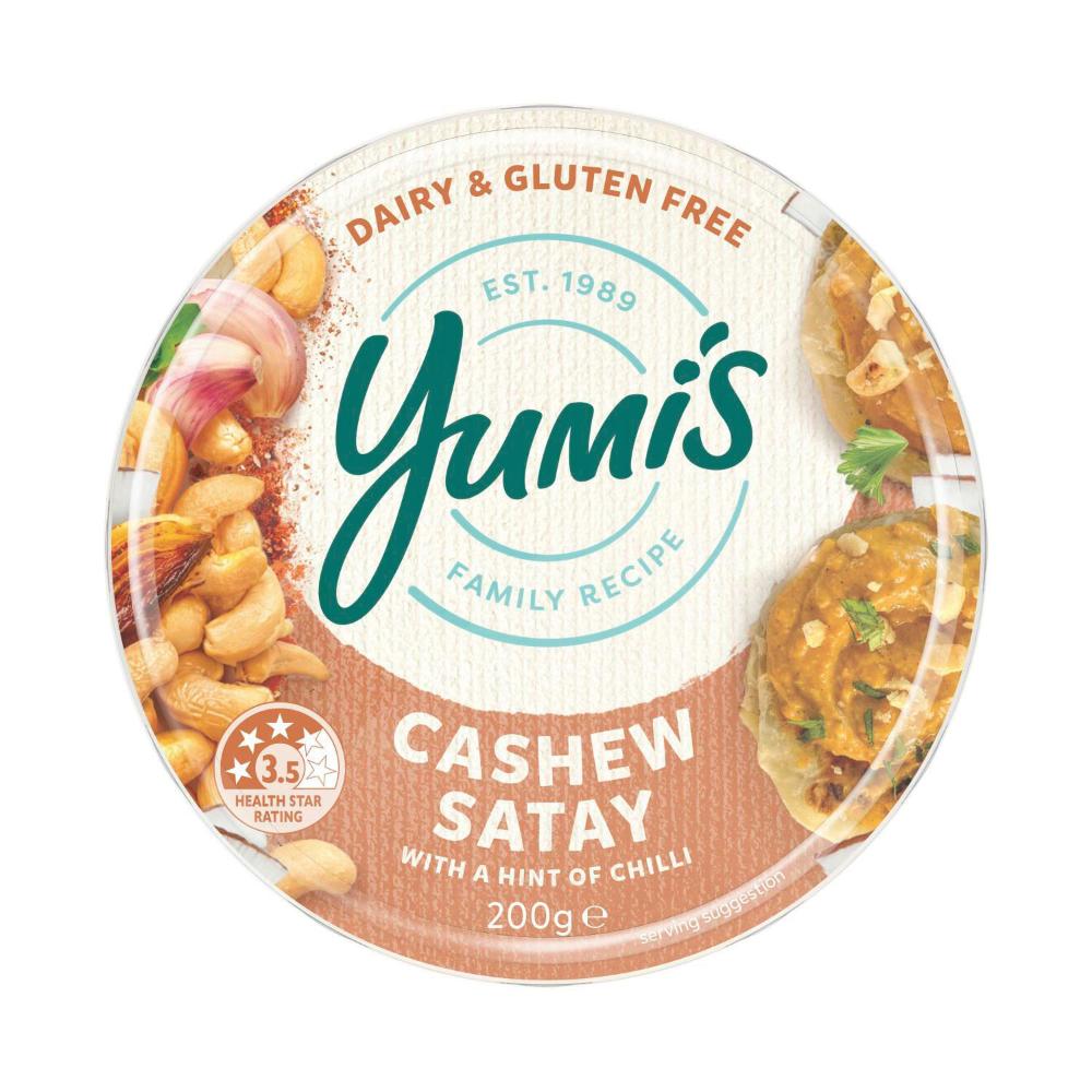 Yumi's Cashew Satay Dip Dairy & Gluten Free | 200g