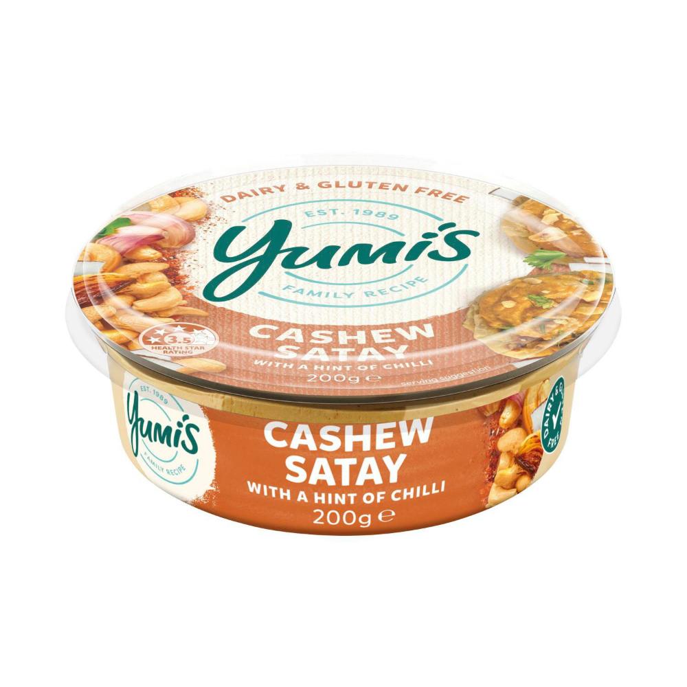 Yumi's Cashew Satay Dip Dairy & Gluten Free | 200g