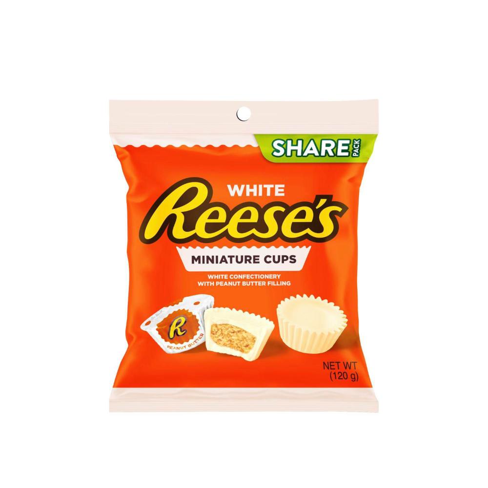 Small Reece's Buy Reese's White Miniatures 120 GRAM | Coles
