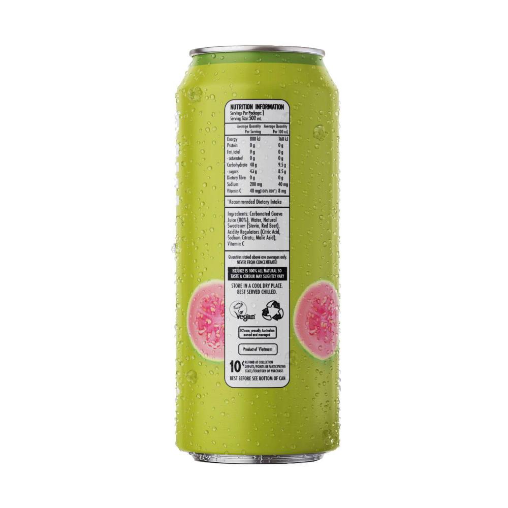 Buy H2juice Sparkling Pink Guava 500mL | Coles