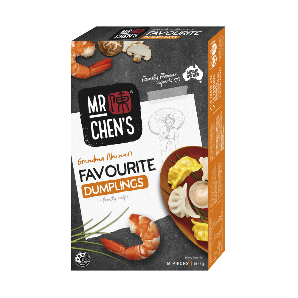 Mr Chen's Favourite Dumplings 16 Pieces | 500g