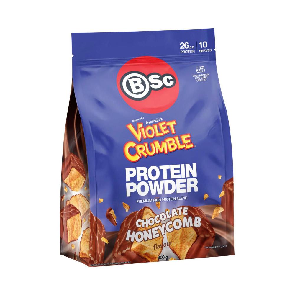 BSc Body Science X Violet Crumble Protein Powder Chocolate Honeycomb