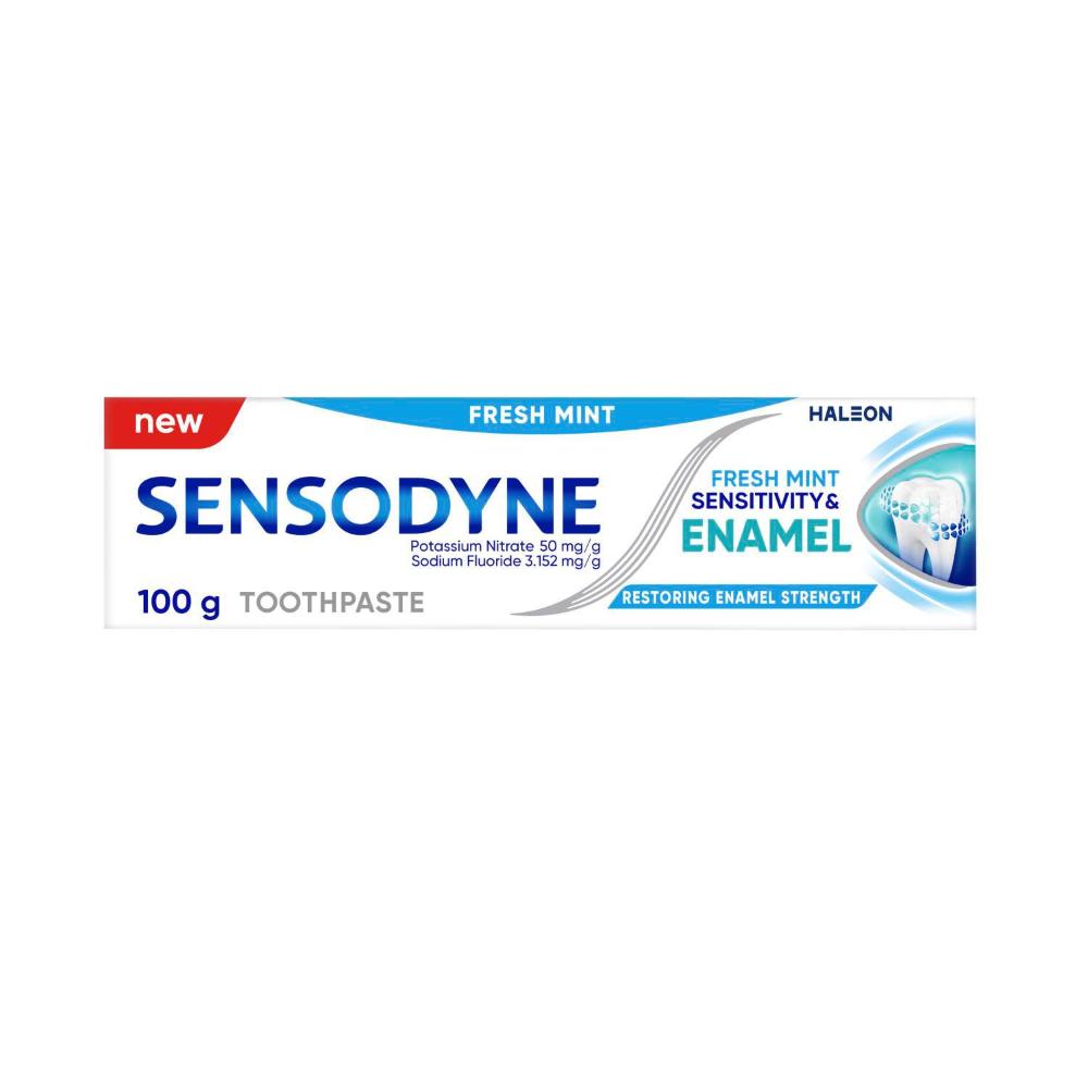 Buy Sensodyne Sensitivity & Enamel Toothpaste Fresh Mint 100g | Coles