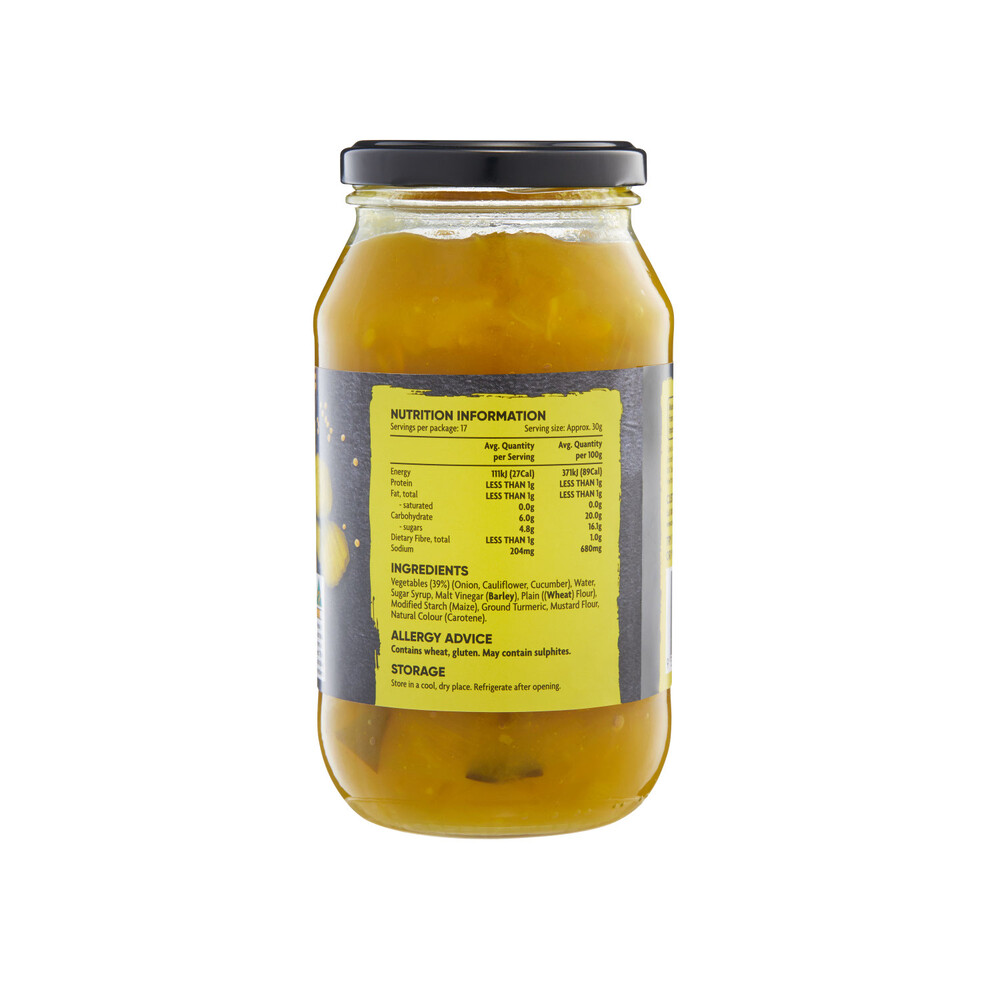 Coles Sweet Mustard Pickles | 520g
