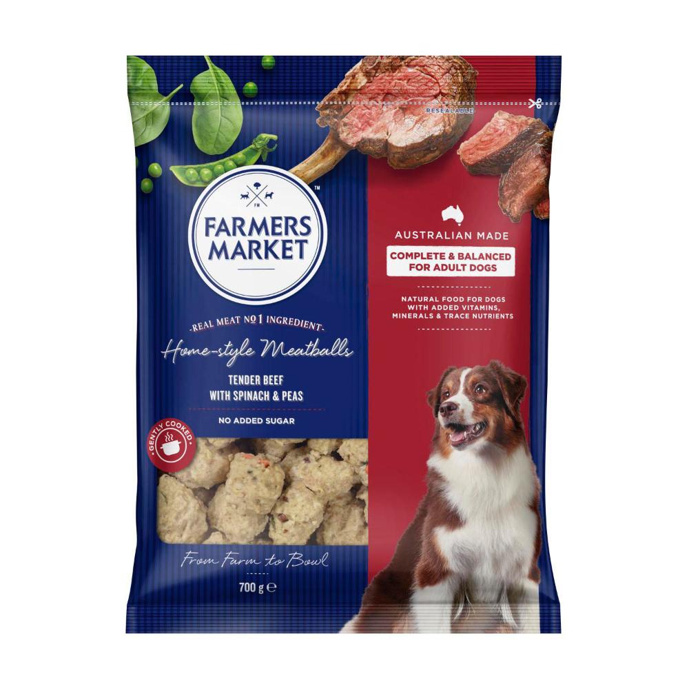 Buy Farmers Market Beef With Spinach Peas Meatballs Dog Food