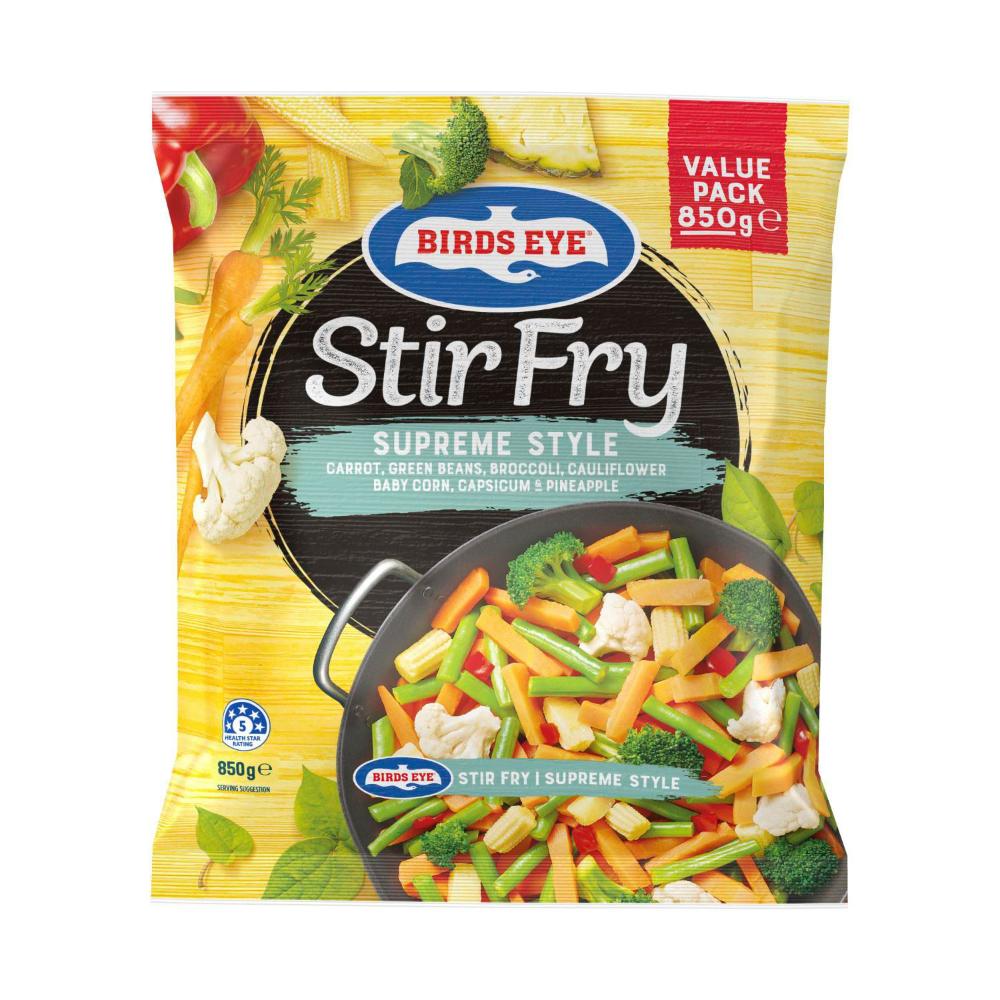 Buy Birds Eye Frozen Supreme Mixed Vegetables Stir Fry 850g Coles