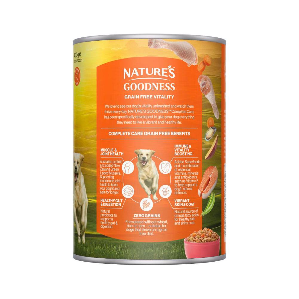 Buy Natures Goodness Complete Care Adult Dog Food With Salmon 400g