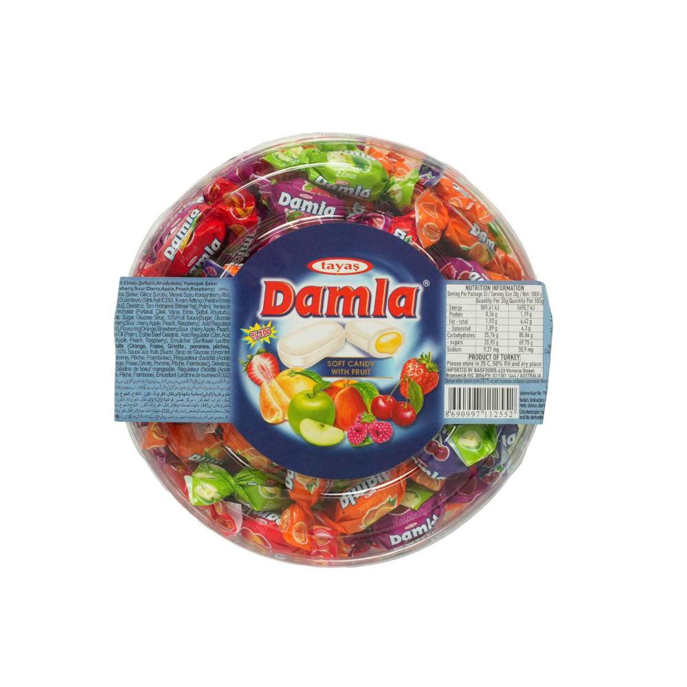 Damla Assorted Soft Fruit Lollies | 1kg