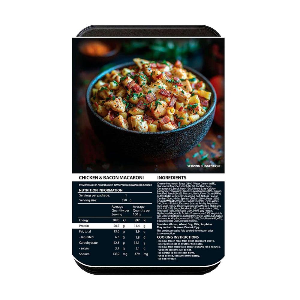 Core PowerFoods Chicken & Bacon Macaroni | 350g