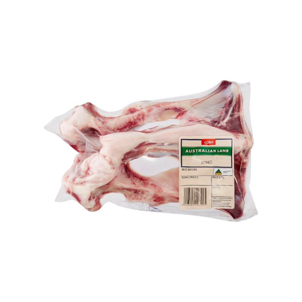 Buy Coles Lamb Meat Bones approx. 1.1kg Coles